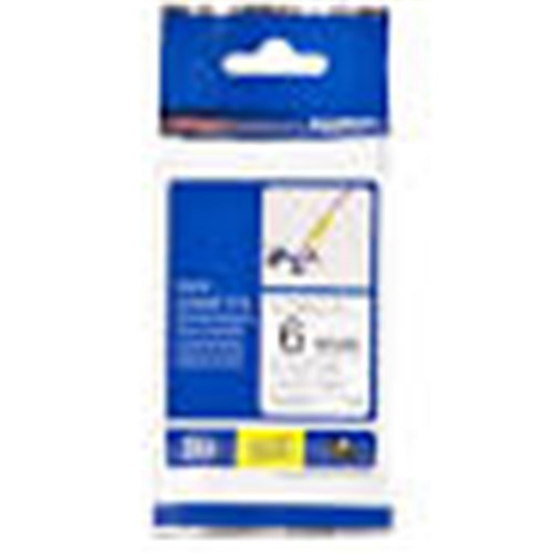 Brother TZeFX211 P-Touch Tape 6mmx8m Black On Wht Flexible